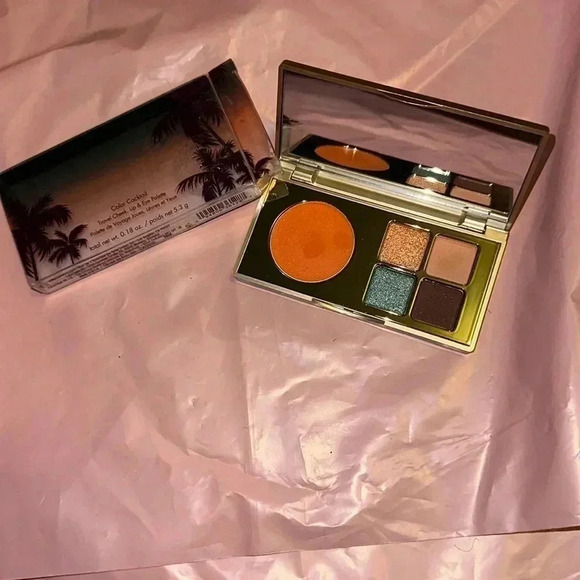 NWT Stila Color Cocktail Travel Cheek, Lip, Eye Palette, Tequila Sunrise - Picture 1 of 4